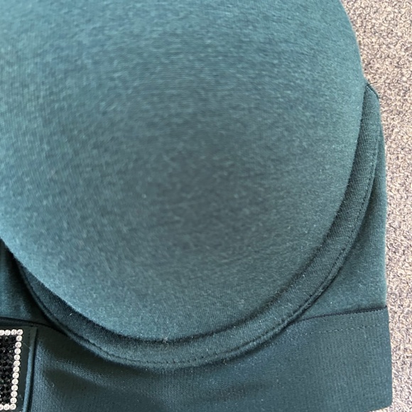 🔸NWOT Evergreen Tee Shirt, Push Up Full Coverage Bra With Rhinestones - Picture 6 of 9